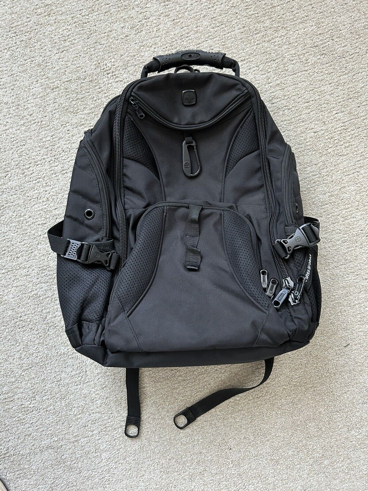 SWISSGEAR Travel Gear 1900 ScanSmart TSA Laptop Backpack - Black