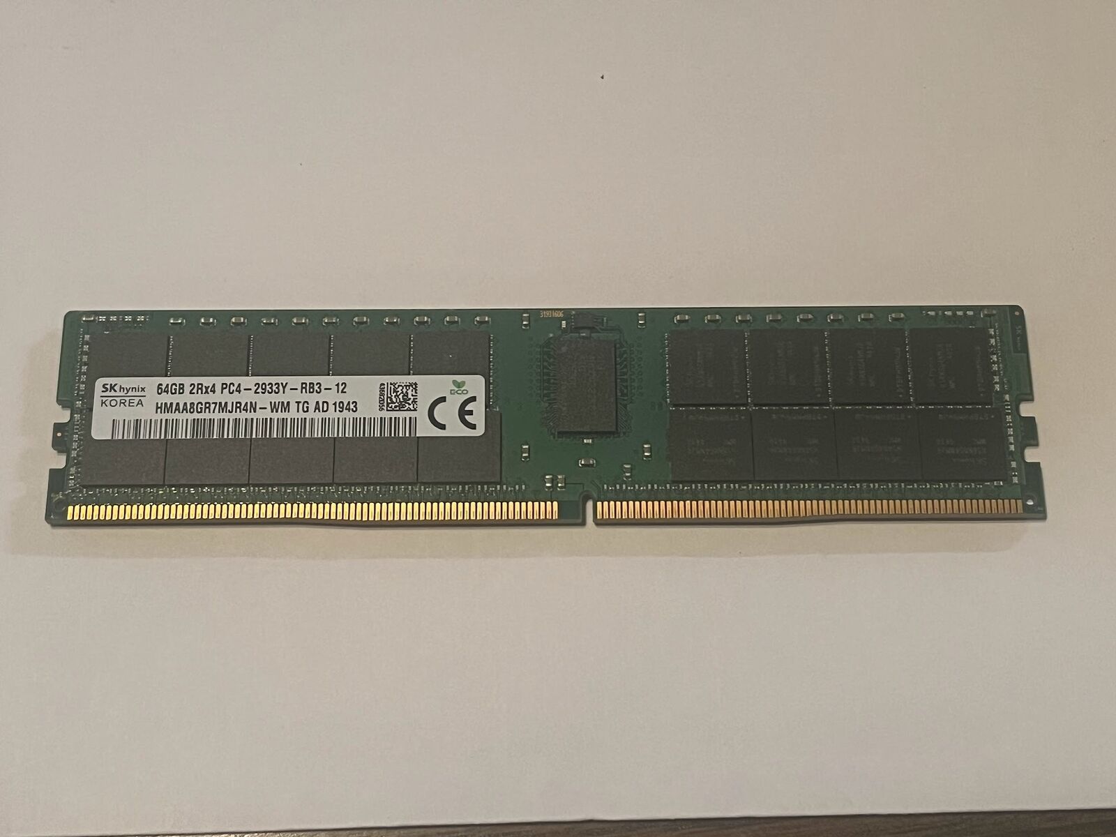 SK HYNIX 64GB PC4-23400 DDR4-2933MHz ECC 2Rx4 SERVER Memory RAM HMAA8GR7MJR4N-WM