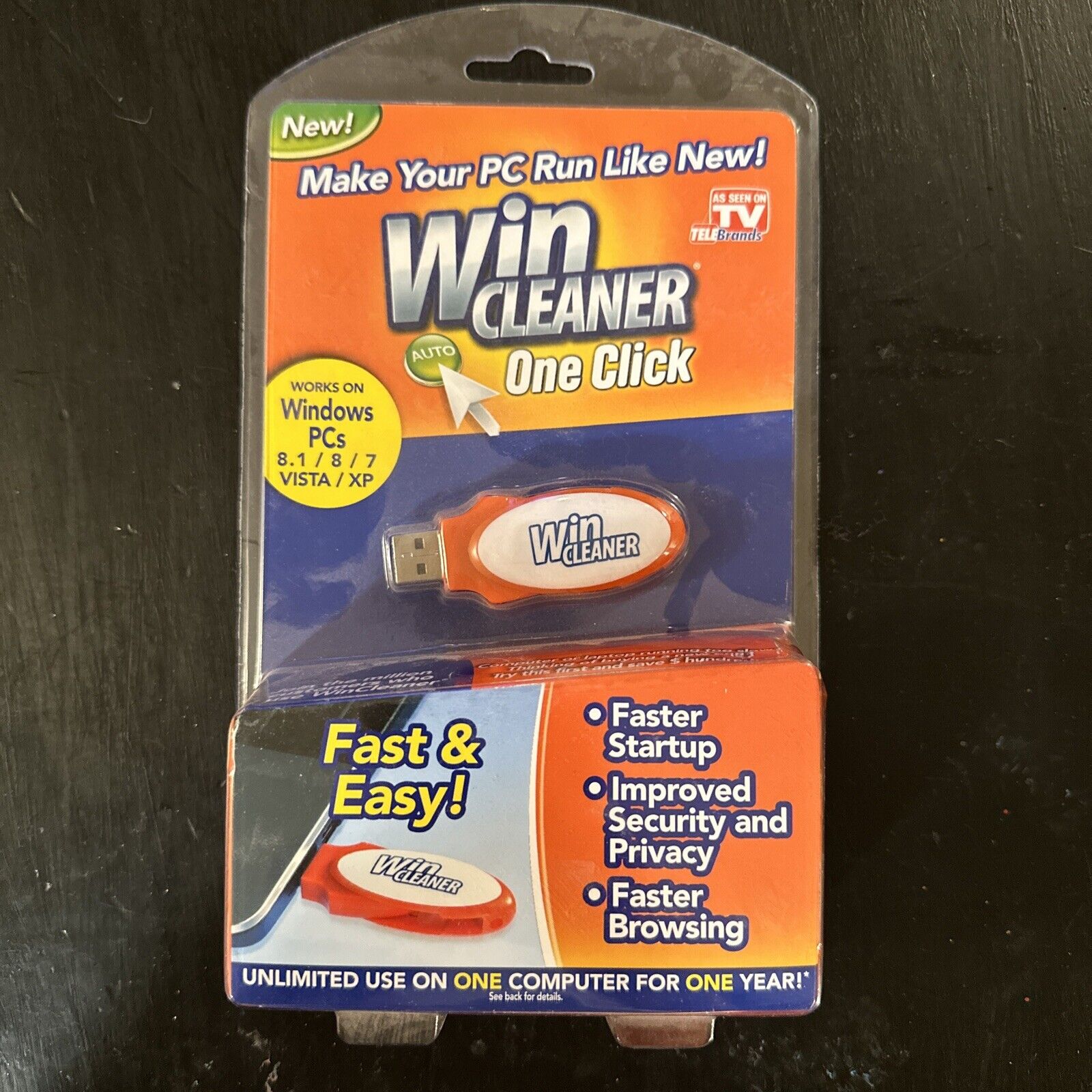 Win Cleaner One Click USB PC Computer Clean Repair Protect Windows 
