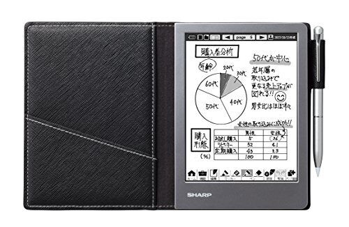 Sharp electronic notebook black WG-S50 japan