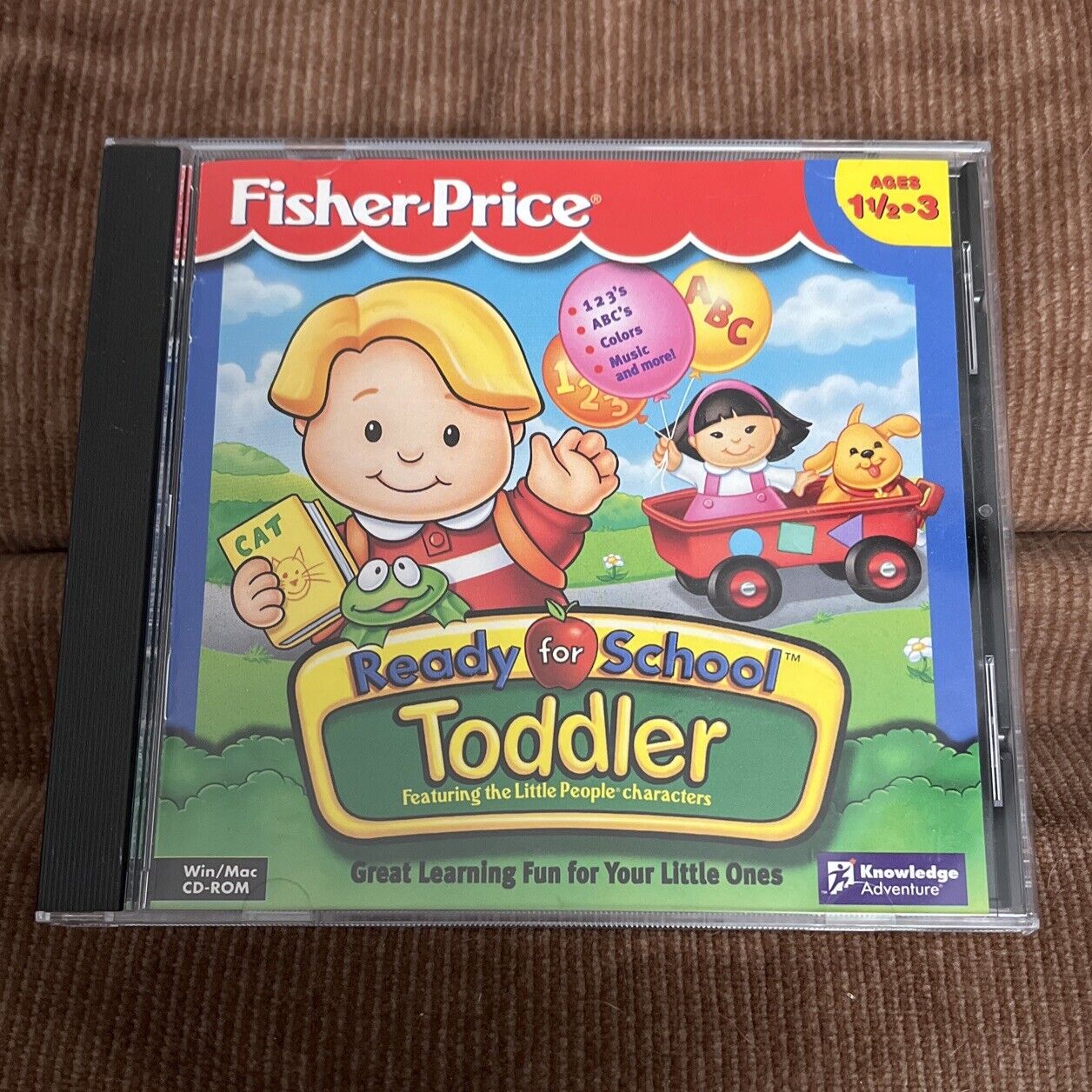 Fisher-Price Ready For School Toddler PC MAC CD learn alphabet ABCs home school
