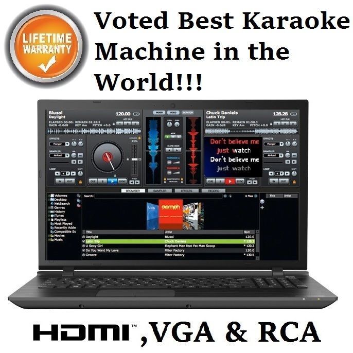 Best Karaoke Machine Karaoke Computer Laptop Professional System Best Software