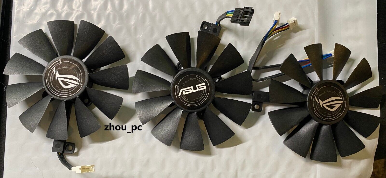 GPU Replacement cooler Fan For ASUS ROG STRIX GTX 1080ti 1080 1070ti 1060 RX 580