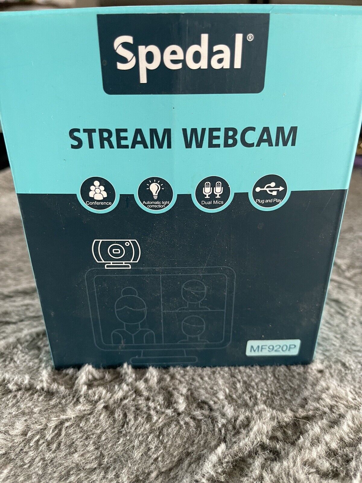 Spedal Stream Webcam Live Streaming Plug/Play MF920P