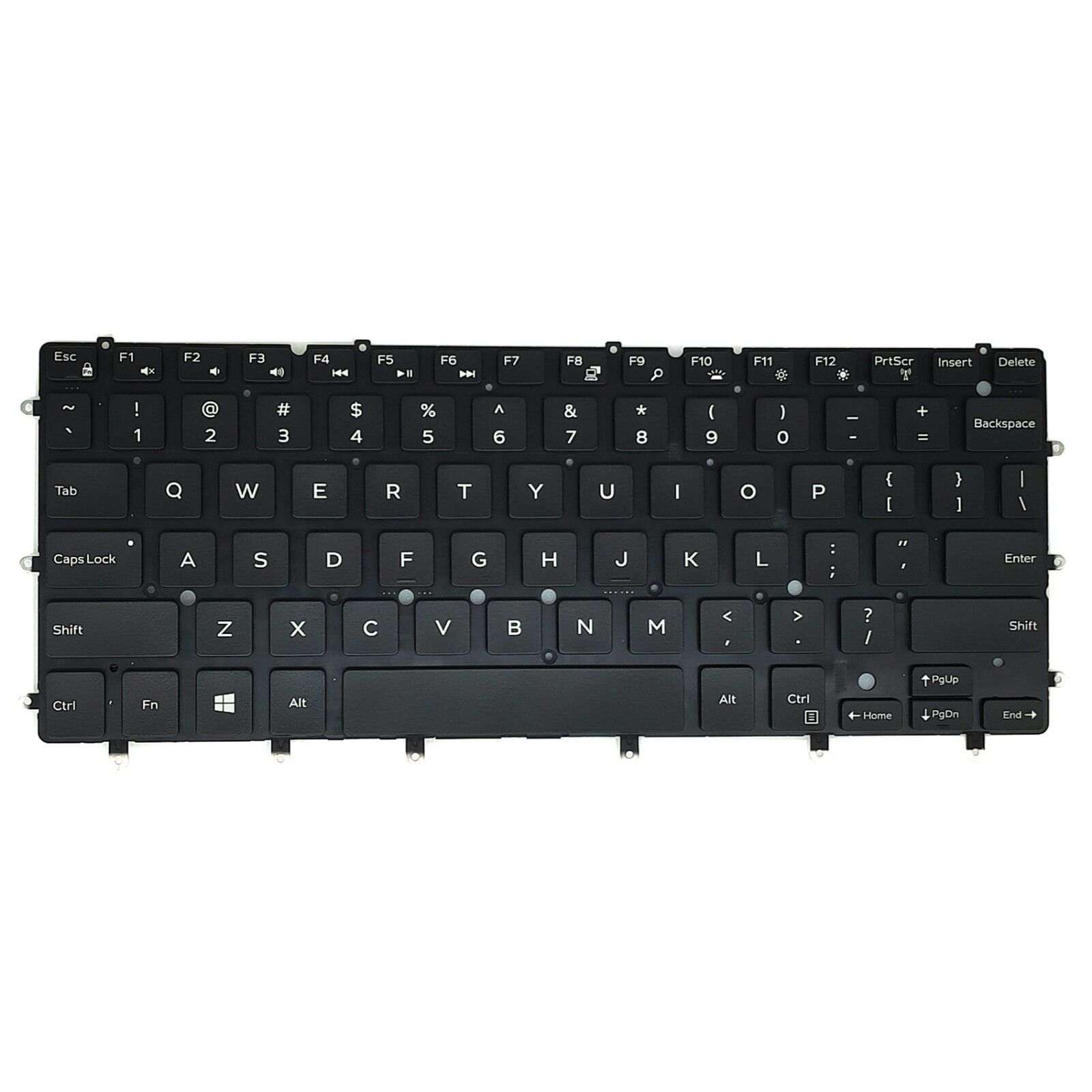 Dell XPS 13 9380 9370 9305 7390 Series Replacement Backlit Keyboard Black