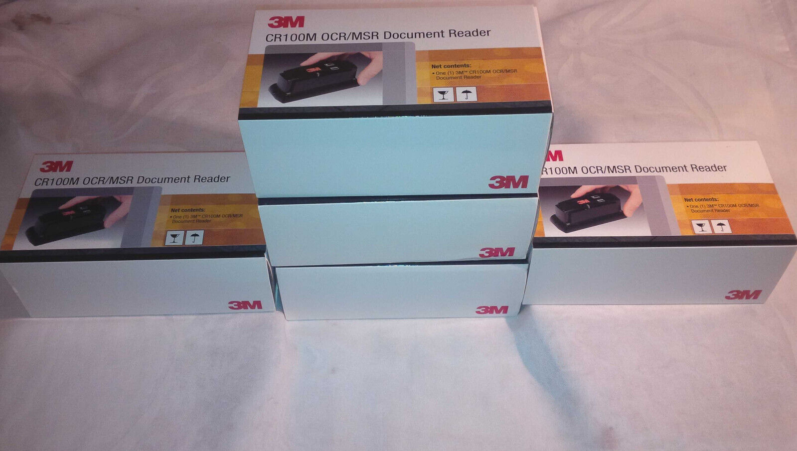 5 NEW 3M CR100M Passport Reader & Credit Card OCR/MSR USB Doc Reader Scanner