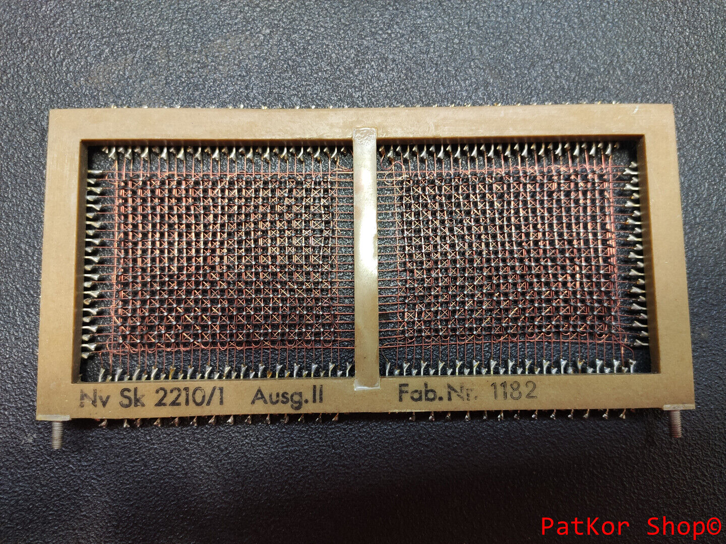 Antique Ferrite Memory Siemens Nv Sk 2210/1 / # J PKL 6343