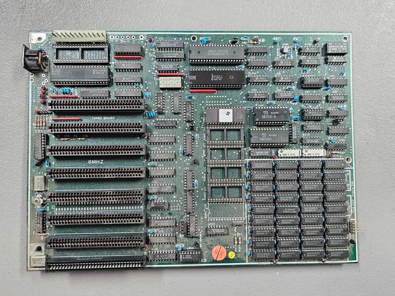 Retro Vintage TURBO XT 8X ISA IBM 5160 Clone w/MBL8088-2 CPU 8Mhz Motherboard