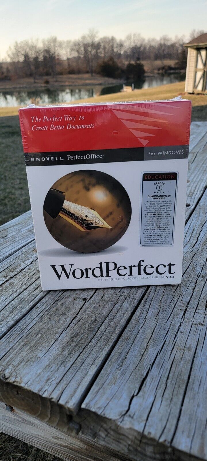 Word Perfect For Windows Version 6.1 Factory Sealed 90s Software Education Pack
