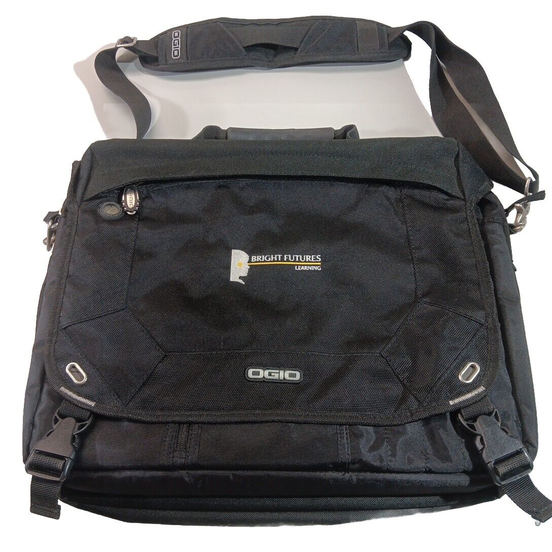 Ogio Laptop Bag Black Corp Messenger Jack Bag Metro Travel Satchel Bright Future