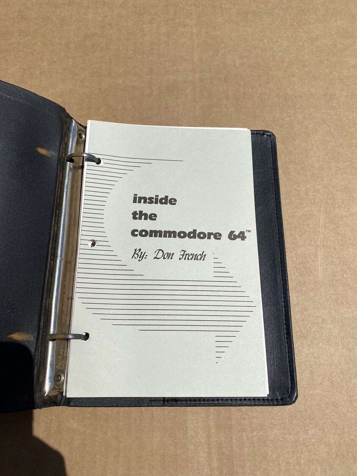 Vintage Inside the Commodore 64  Book Don French Nice Used Rare French Silk