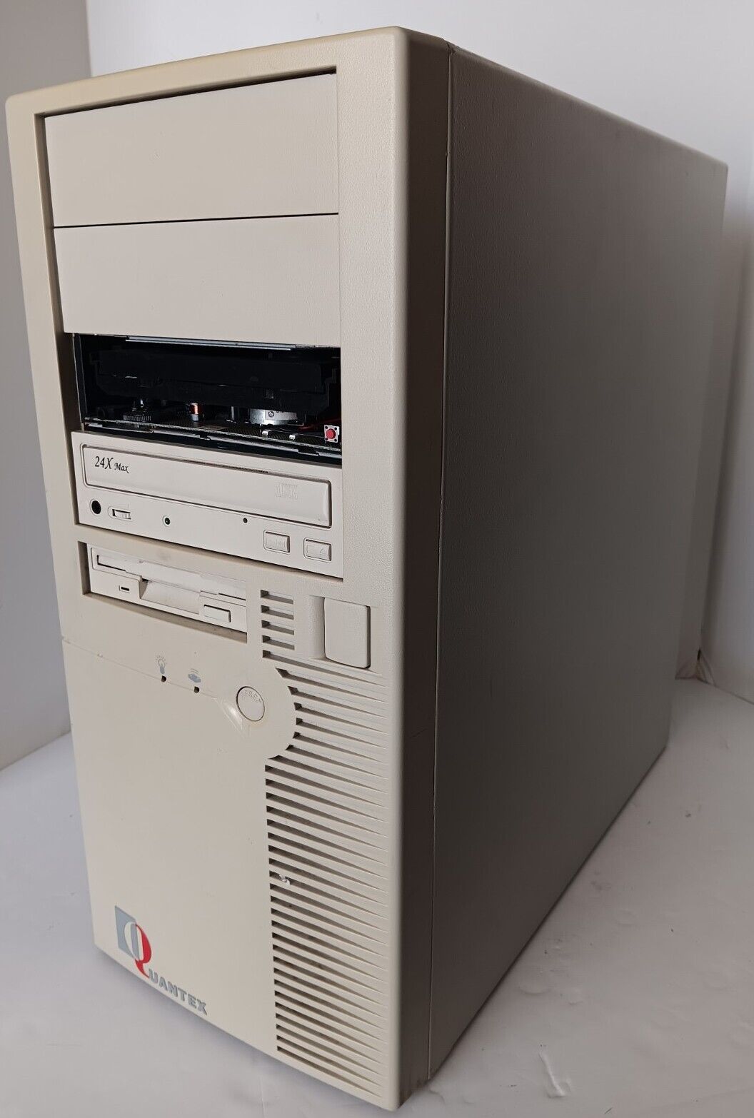 Quantex MB-8500TVX-A Socket 7 Baby AT Case PC Beige Computer Tower Parts/Repair