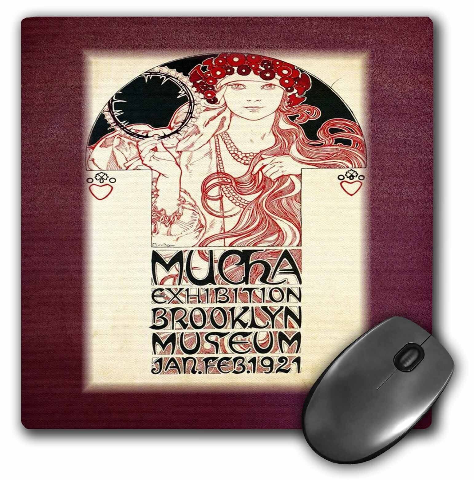 3dRose Art Deco Poster For 1921 Brooklyn Museum.jpg MousePad