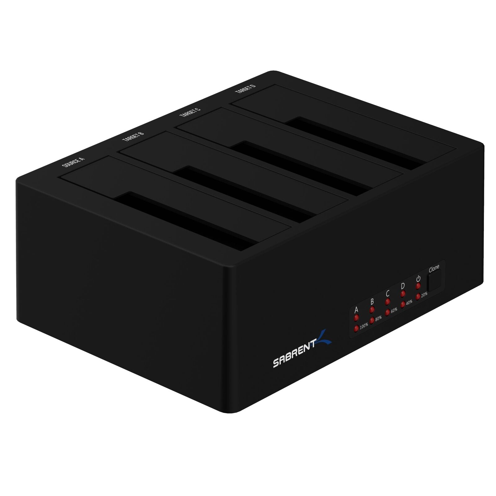Sabrent 4-Bay USB 3.0 SATA 2.5in/3.5in SSD/HDD Docking Station (DS-U3B4)