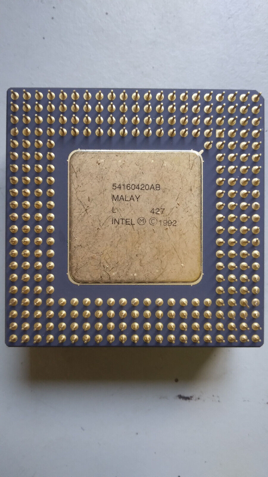 Intel Pentium Processor 60 MHz with heatsink. Rare, Collectable.