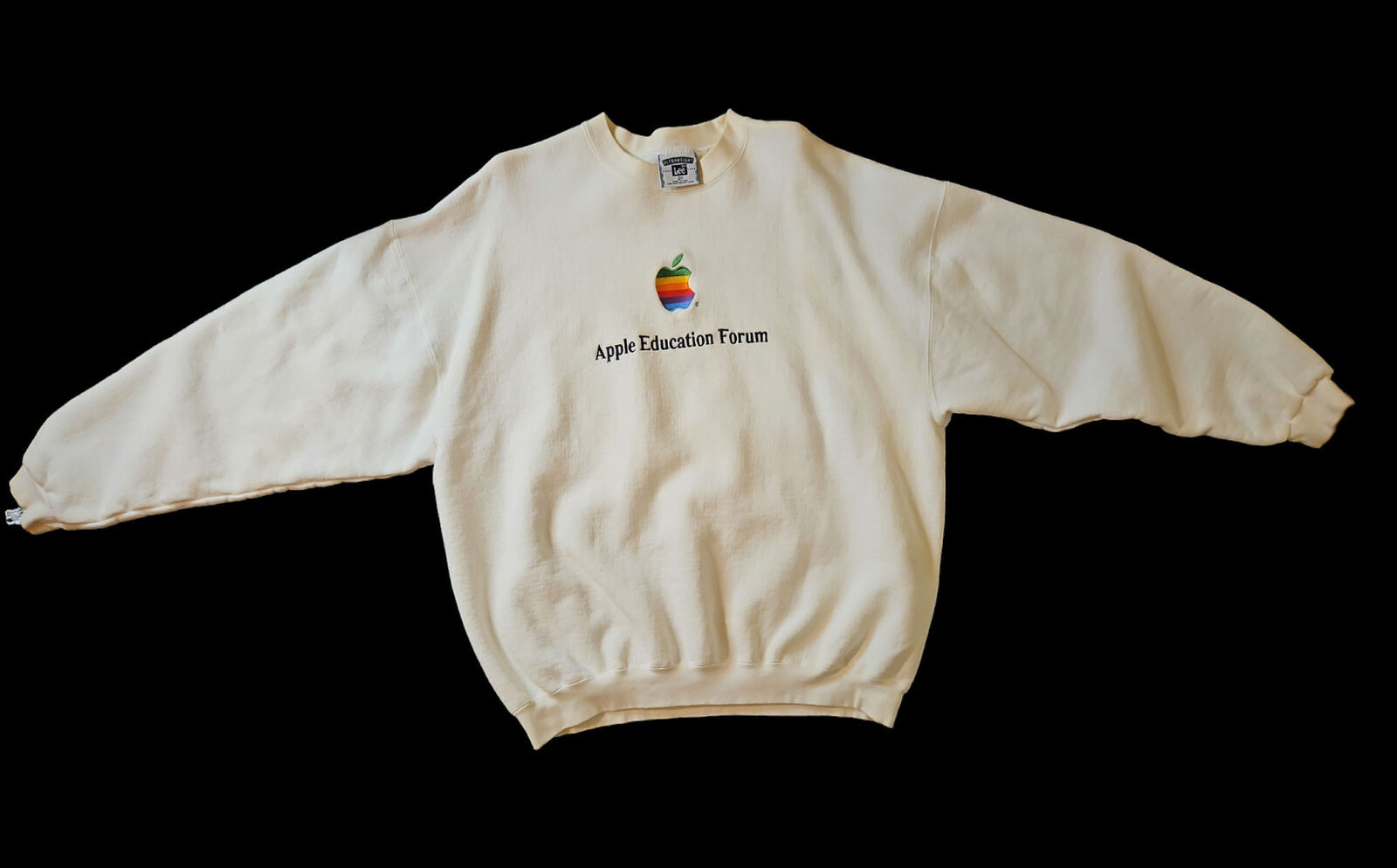 Apple Computer Vintage LeeSweatshirt 1980's Macintosh Apple education forum 2 XL