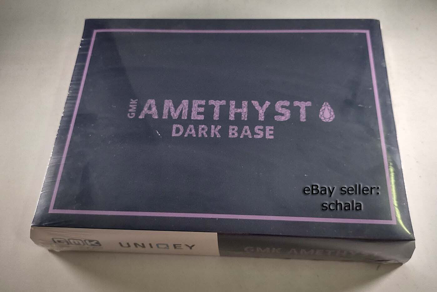 NEW SEALED GMK Amethyst Dark Base purple keycap set