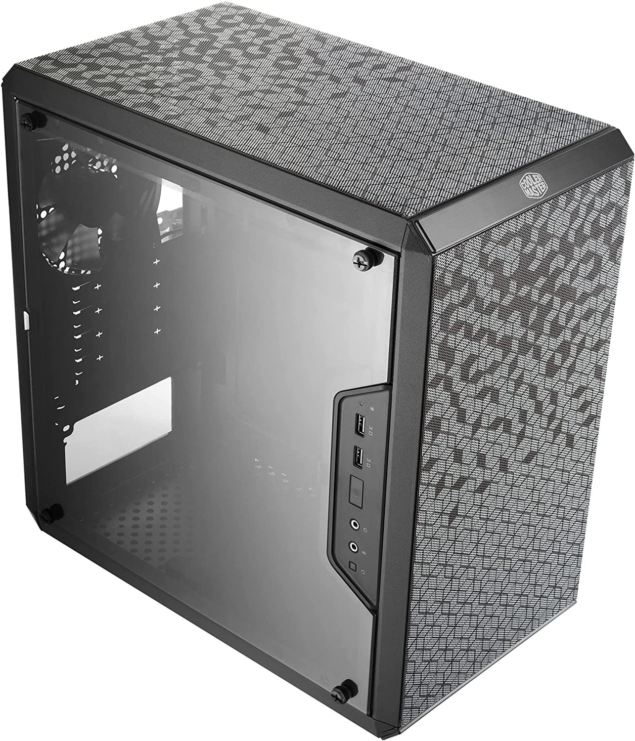 Masterbox Q300L Micro-Atx Tower with Magnetic Design Dust Filter, Transparent Ac