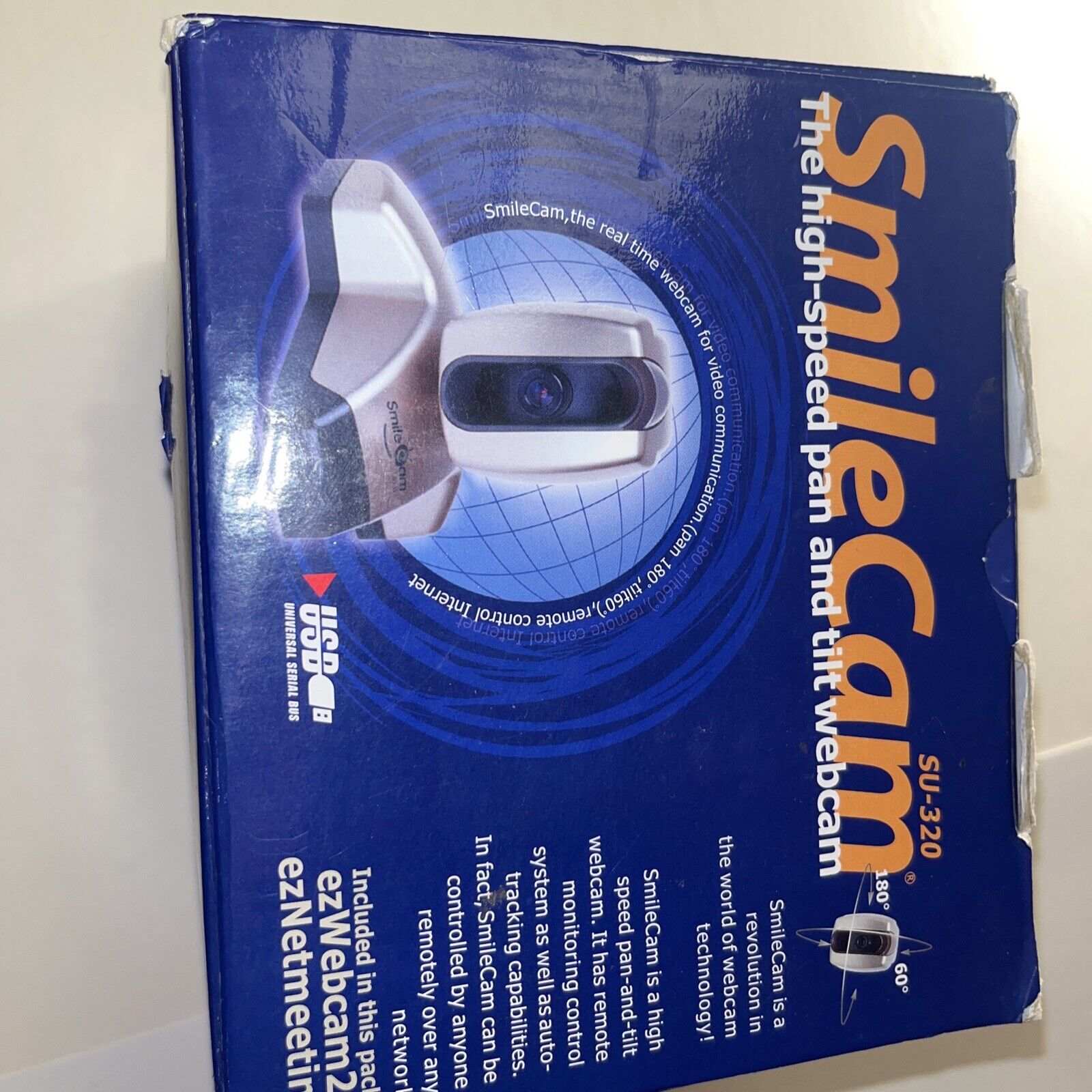 VERY RARE- SmileCam Webcam SU-320 W/SmileCam Software WITH ORIGINAL BOX