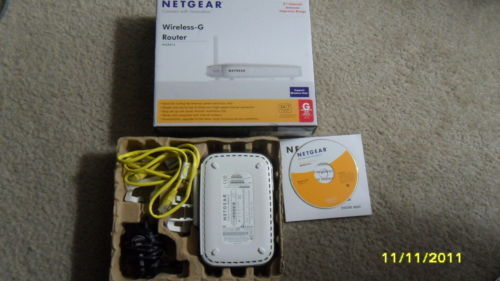 NetGear WGR614 54 Mbps 4-Port 10/100 CABLE/DSL Wireless G Router  (WGR614UK)