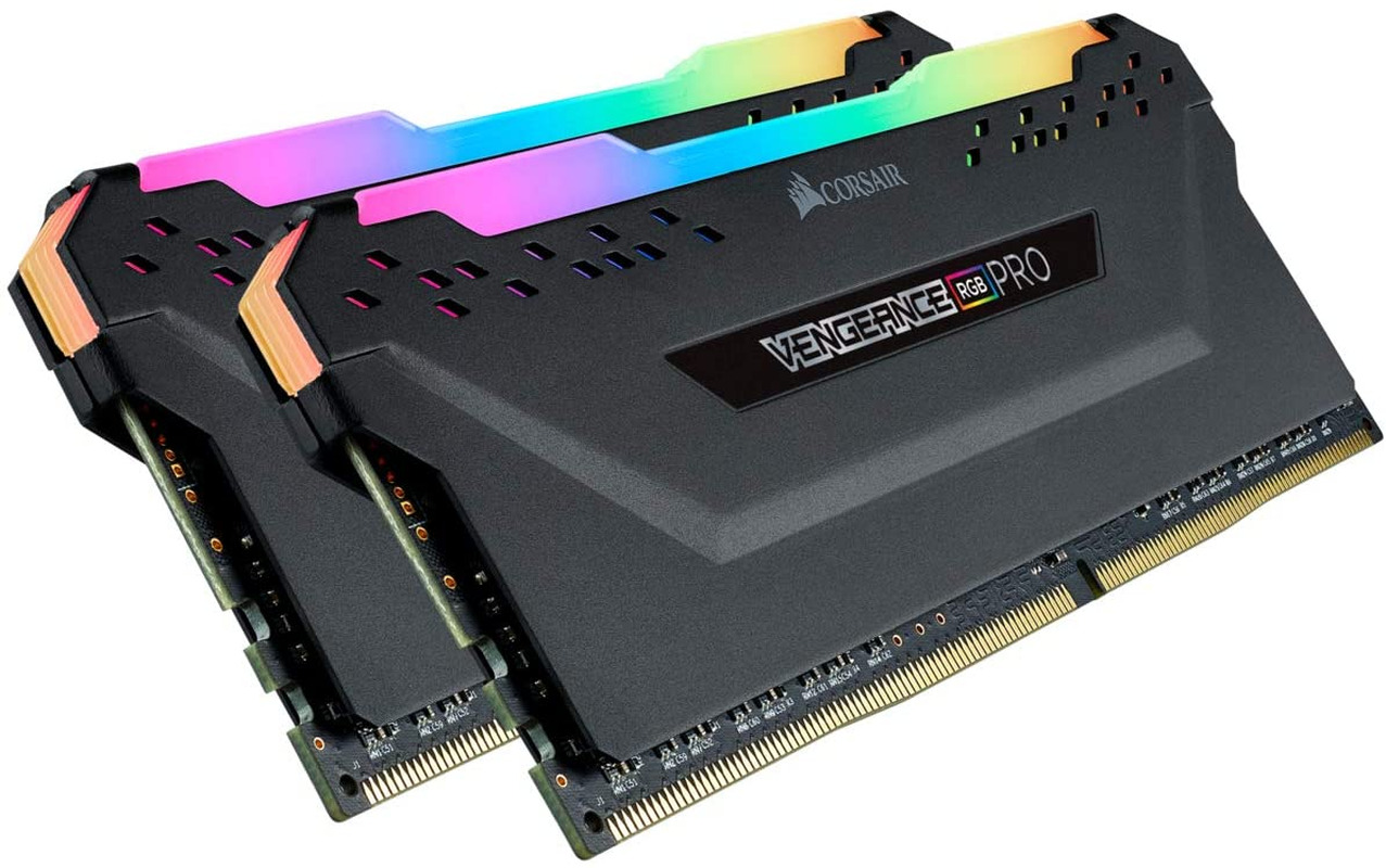 Vengeance RGB Pro 32GB (2X16Gb) DDR4 3600 (PC4-28800) C18 AMD Optimized Memory –