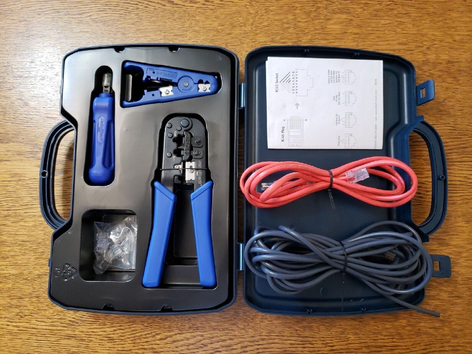 Data Shark #70007 Complete Network Tool Kit W/Case NETWORKING WIRE SPLICING TOOL