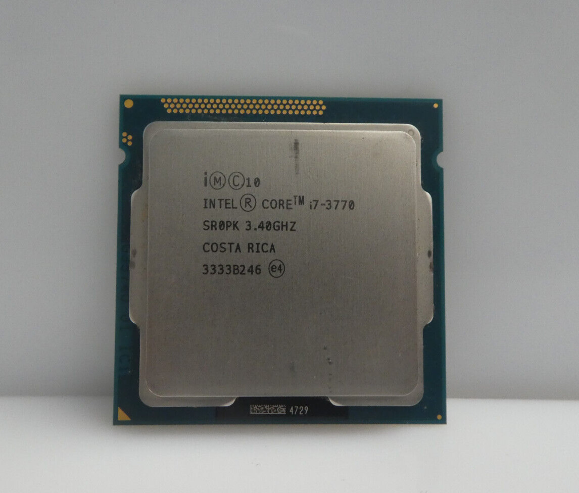 Intel Core i7-3770 SR0PK 3.40GHZ Processor Used