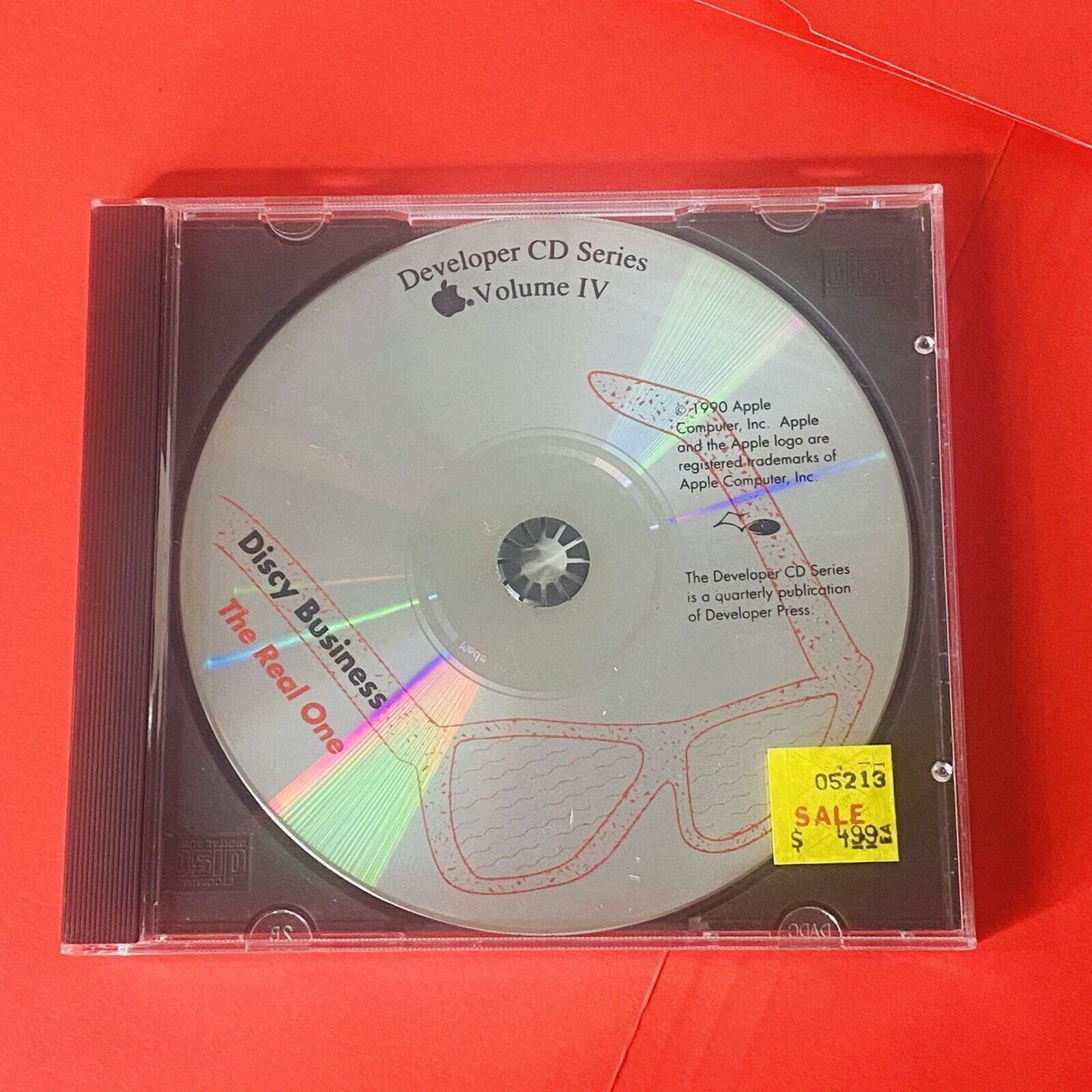 Apple Developer Group CD Series Volume IV Risky Business The Real One 1990 Vtg