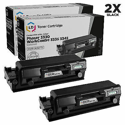 Compatible Toner Cartridge for Xerox 106R03622 High Yield (Blk, 2-Pack)