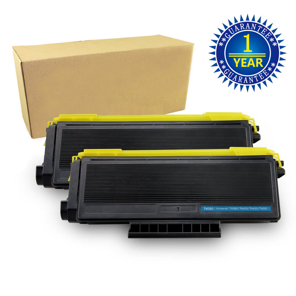 2PK TN650 TN620 Toner Cartridge For Brother HL-5340D MFC-8480DN DCP-8050