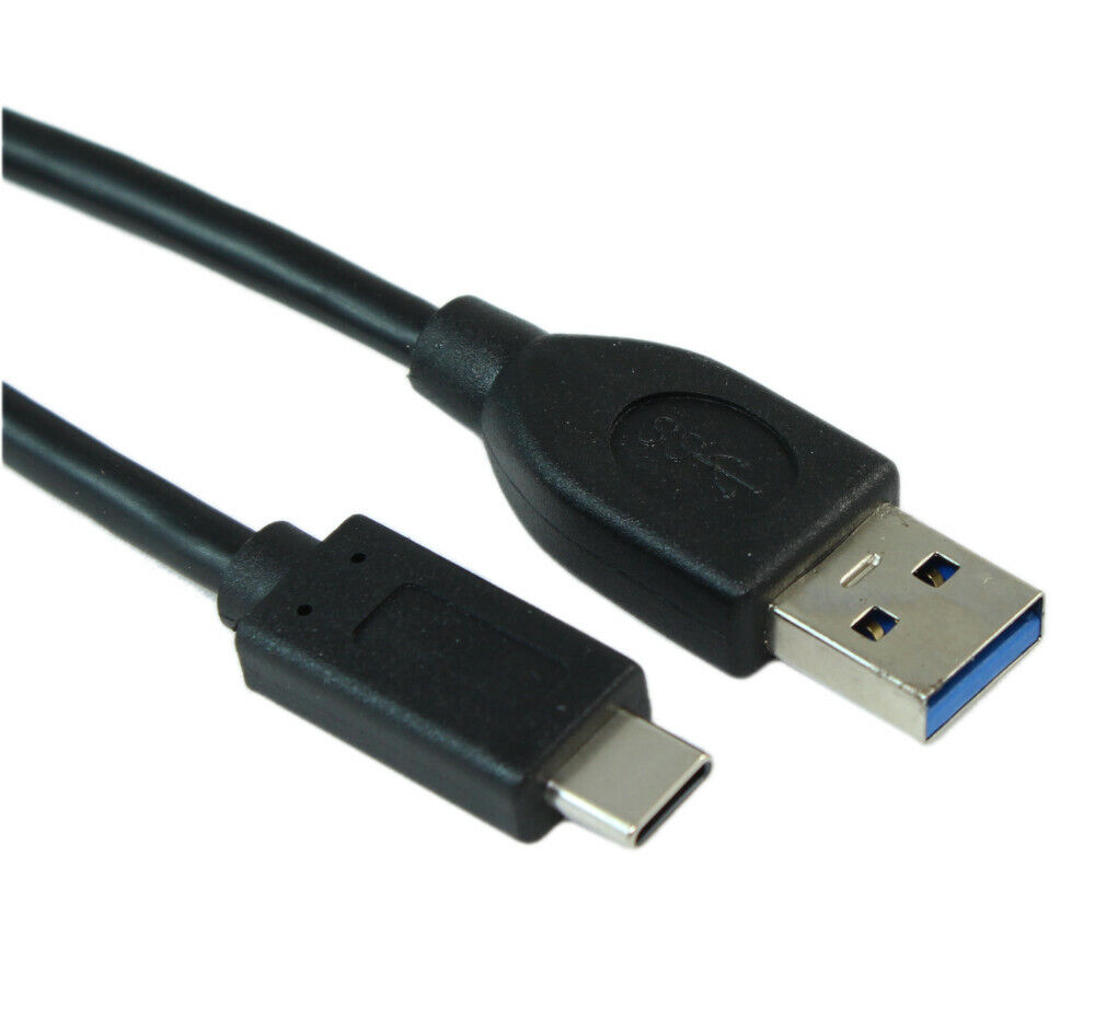 2FT USB 3.2 Gen 1 Type-C Male to Type-A Male Cables  5Gbps  Black