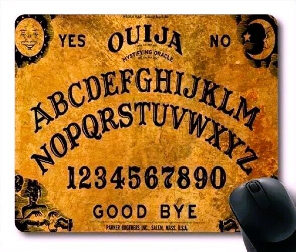 Retro Ouija Board Game Design Mouse Pad Mat, NWT, Sealed in Package
