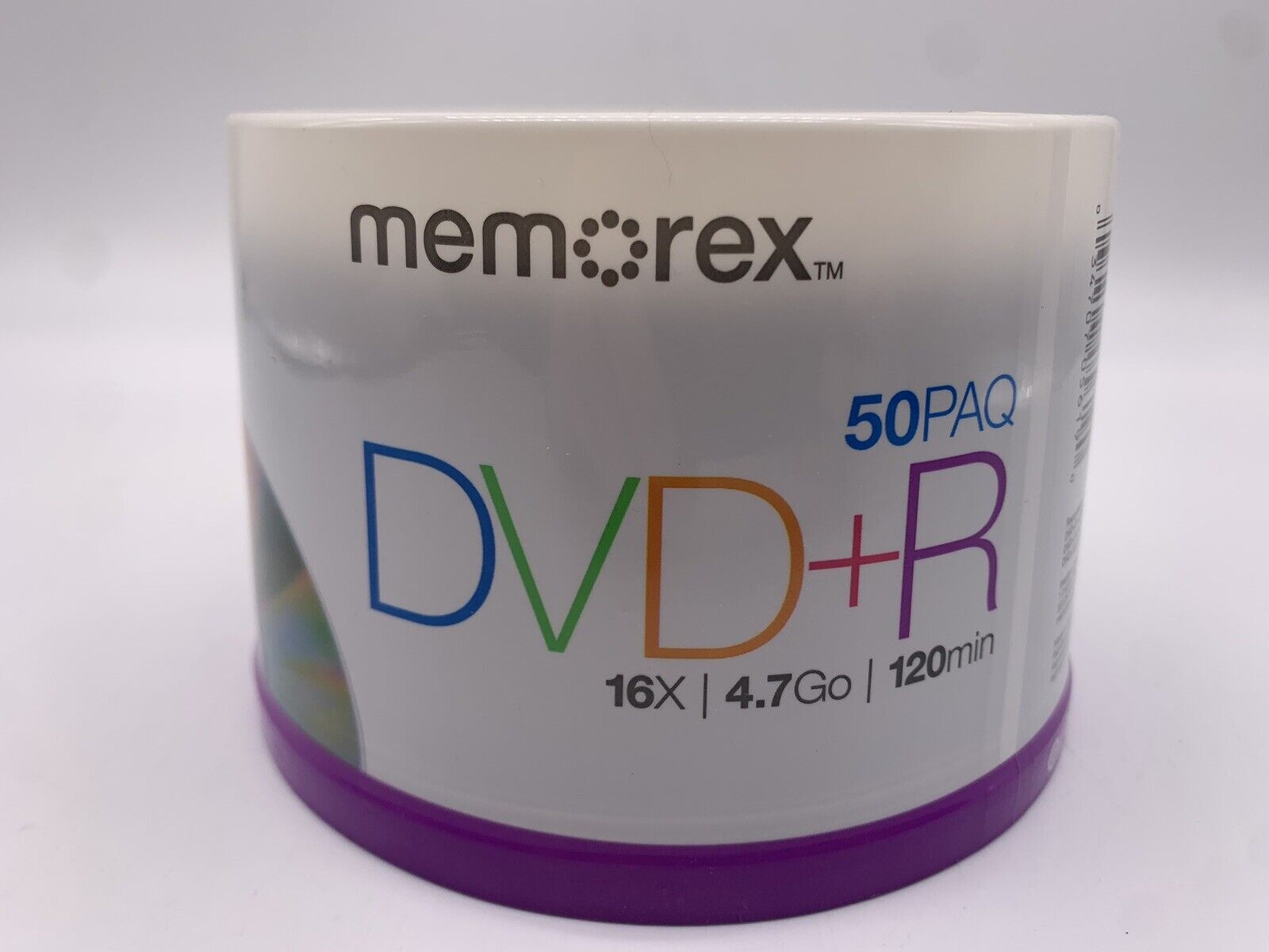 Memorex DVD+R 16x 4.7GB 120 min 50 Pk Spindle Blank Discs Media Disks New