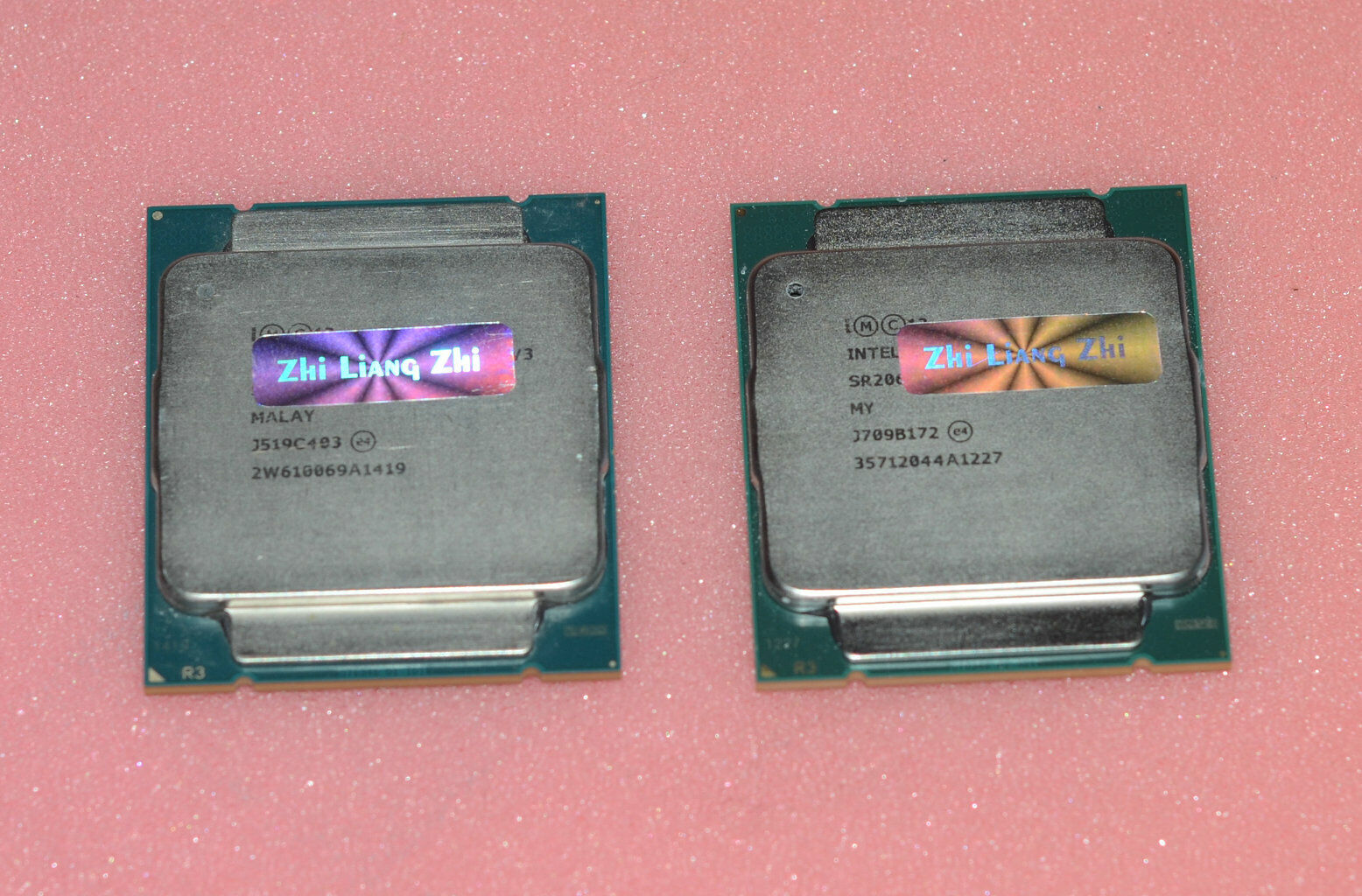 Matching pair Intel Xeon CPU E5-1620 V3 Quad-Cores 3.5Ghz LGA2011 SR20P chipped