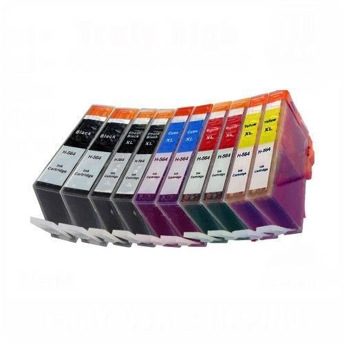 10 pk New Gen HP 564XL Ink Cartridge for Photosmart 5510 5514 5515 5520 Printer