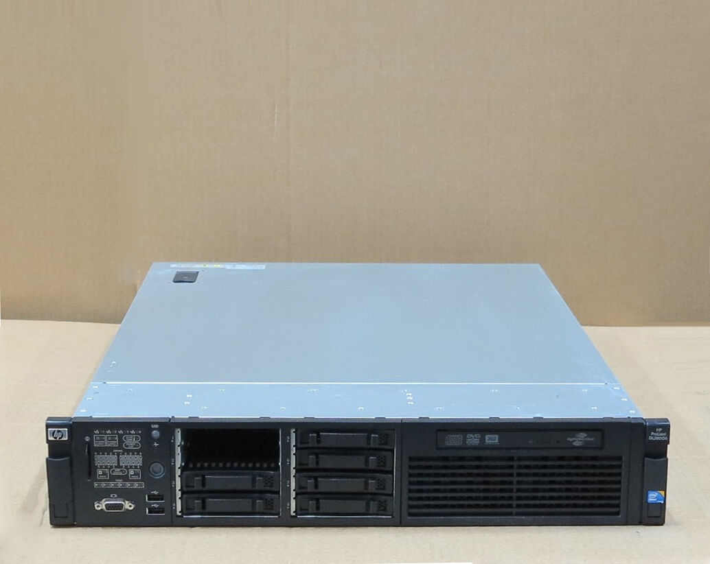HP ProLiant DL380 G6 2 x Quad-Core XEON E5530 18GB Ram 4 x 146Gb 2U Rack Server