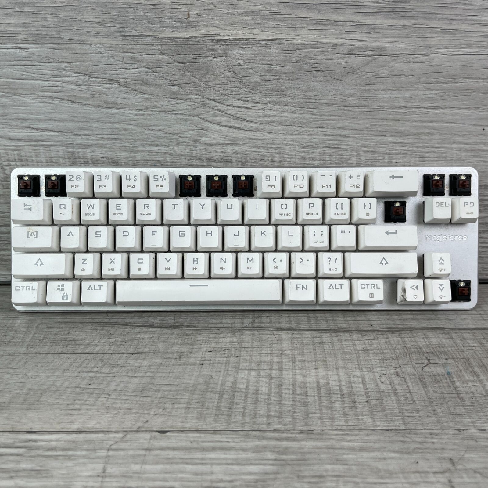 Magicforce Smart 68 Keys White USB Wired Mini Mechanical Keyboard - For Parts