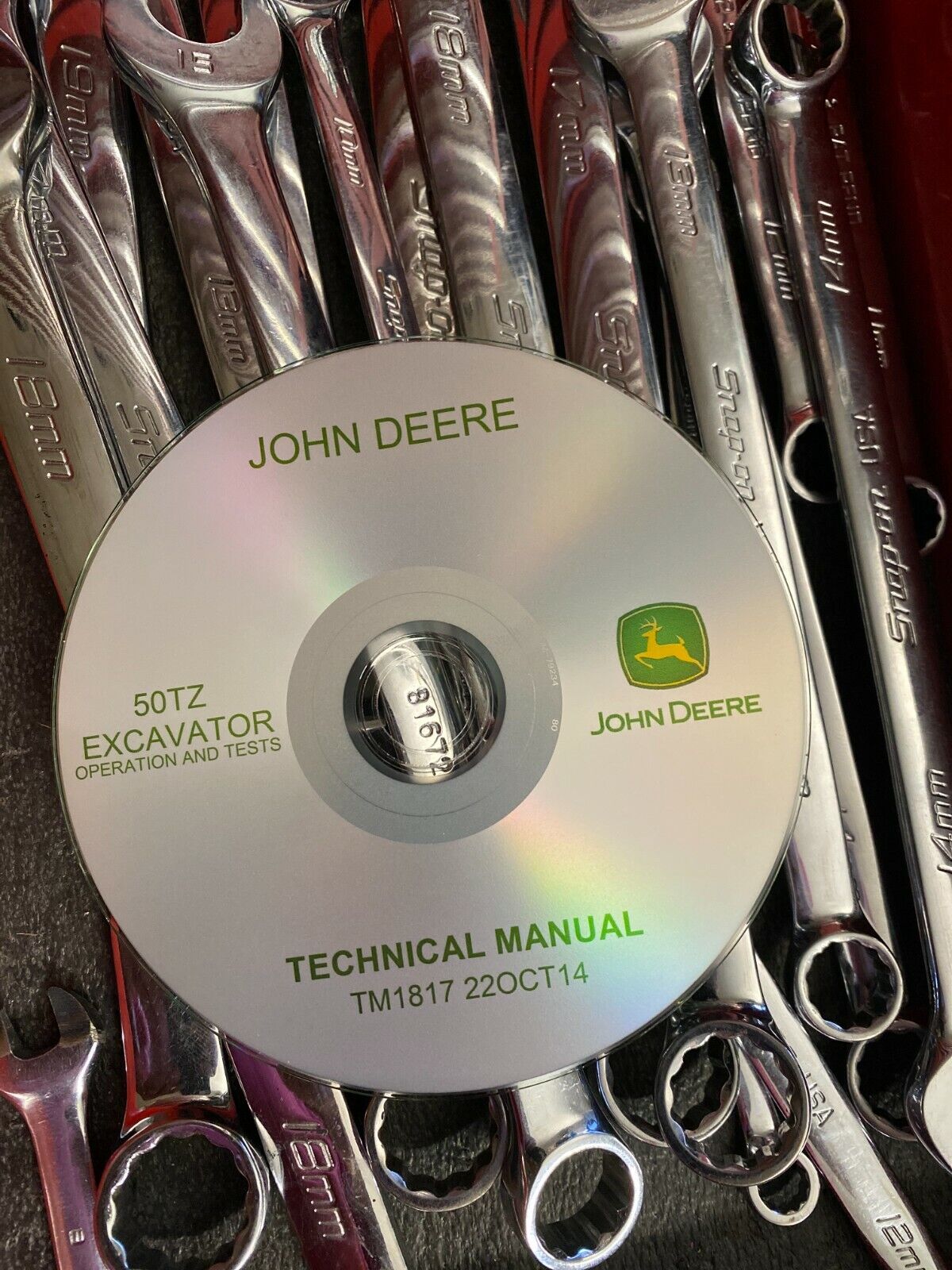 JOHN DEERE 50ZTS COMPACT EXCAVATOR TECHNICAL OPERATOR TEST MANUAL TM1817