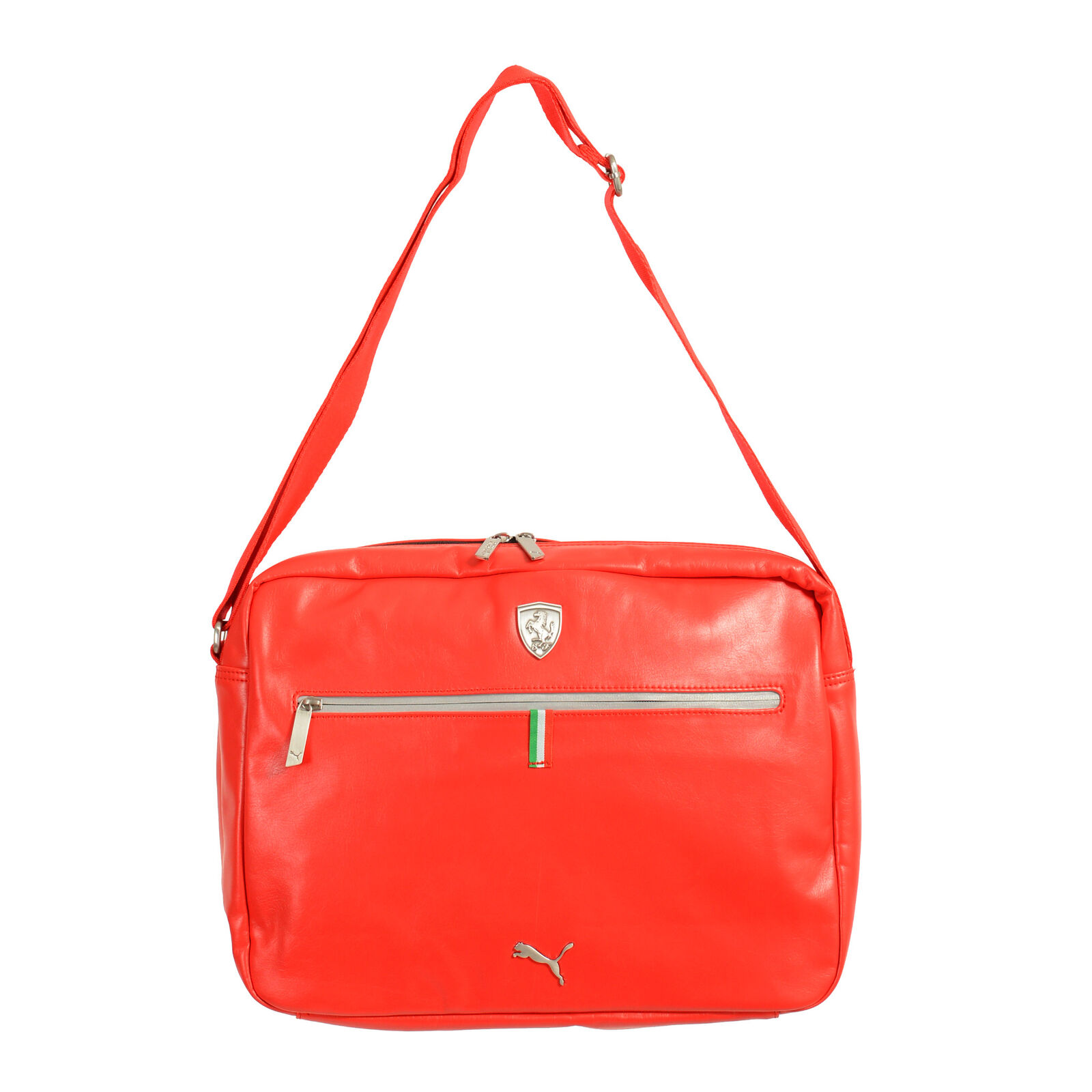 Scuderia Ferrari X Puma Unisex Red Logo Laptop Messenger Shoulder Hand Bag