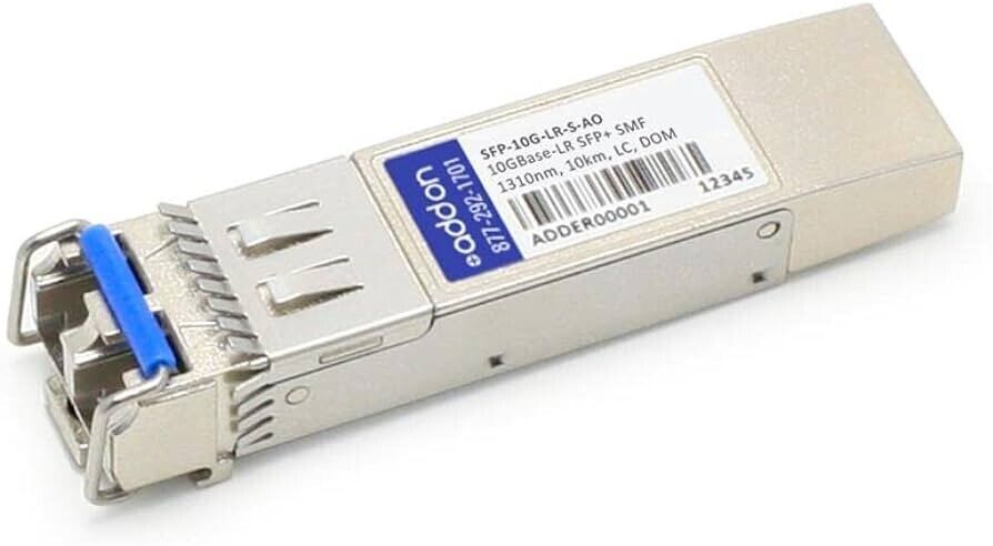  Cisco SFP-10G-LR Compatible TAA 10GBase-LR SFP+ SMF, 1310nm, 10km, LC, DOM 10PK