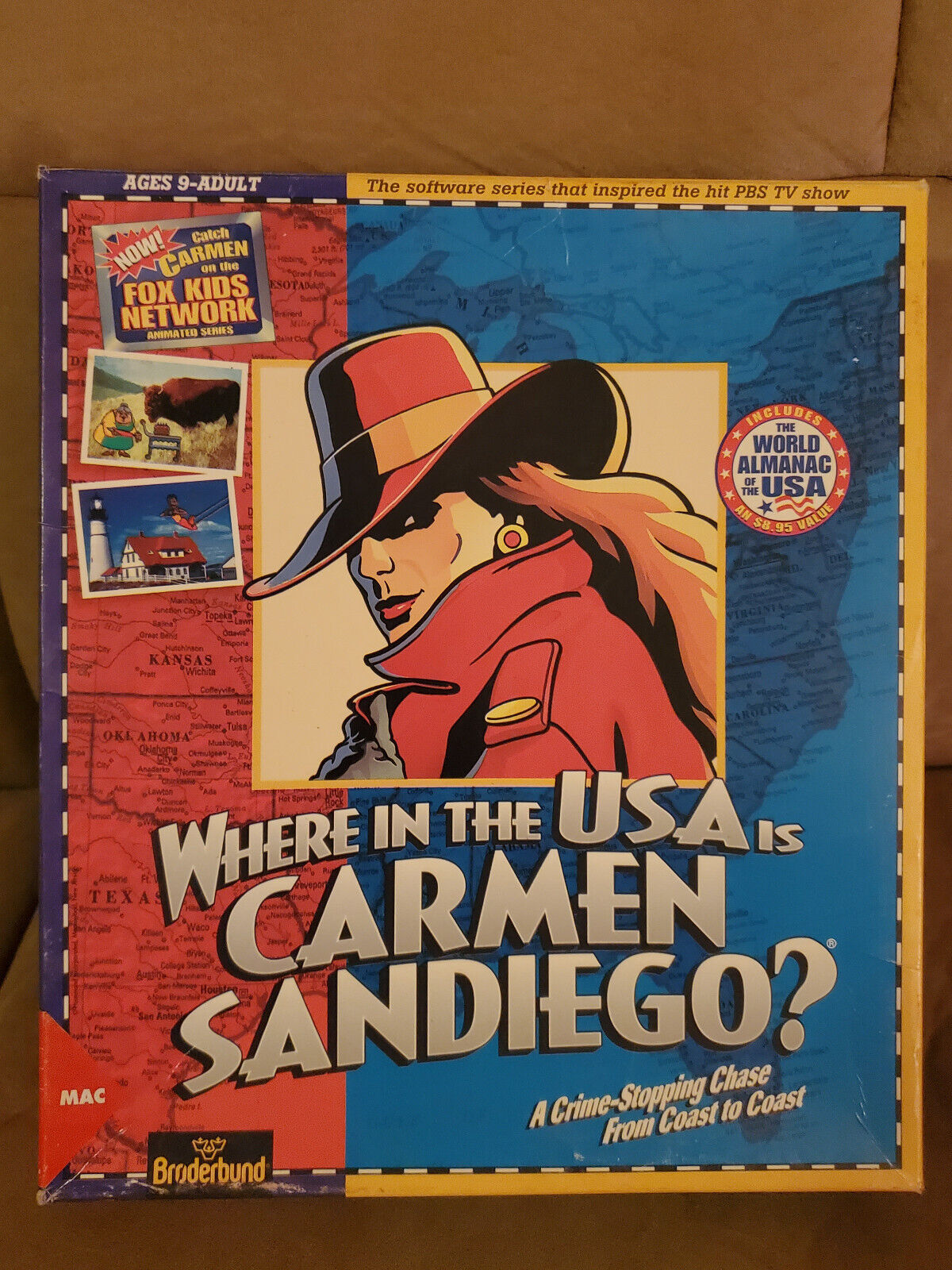 Where In The USA is Carmen Sandiego software for Macintosh