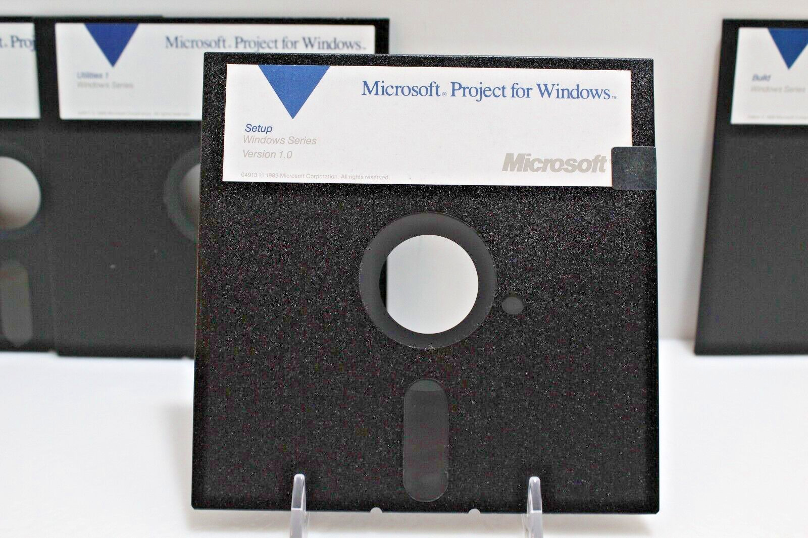 Microsoft Project for Windows; 5 1/4 Floppy Disks, 1989
