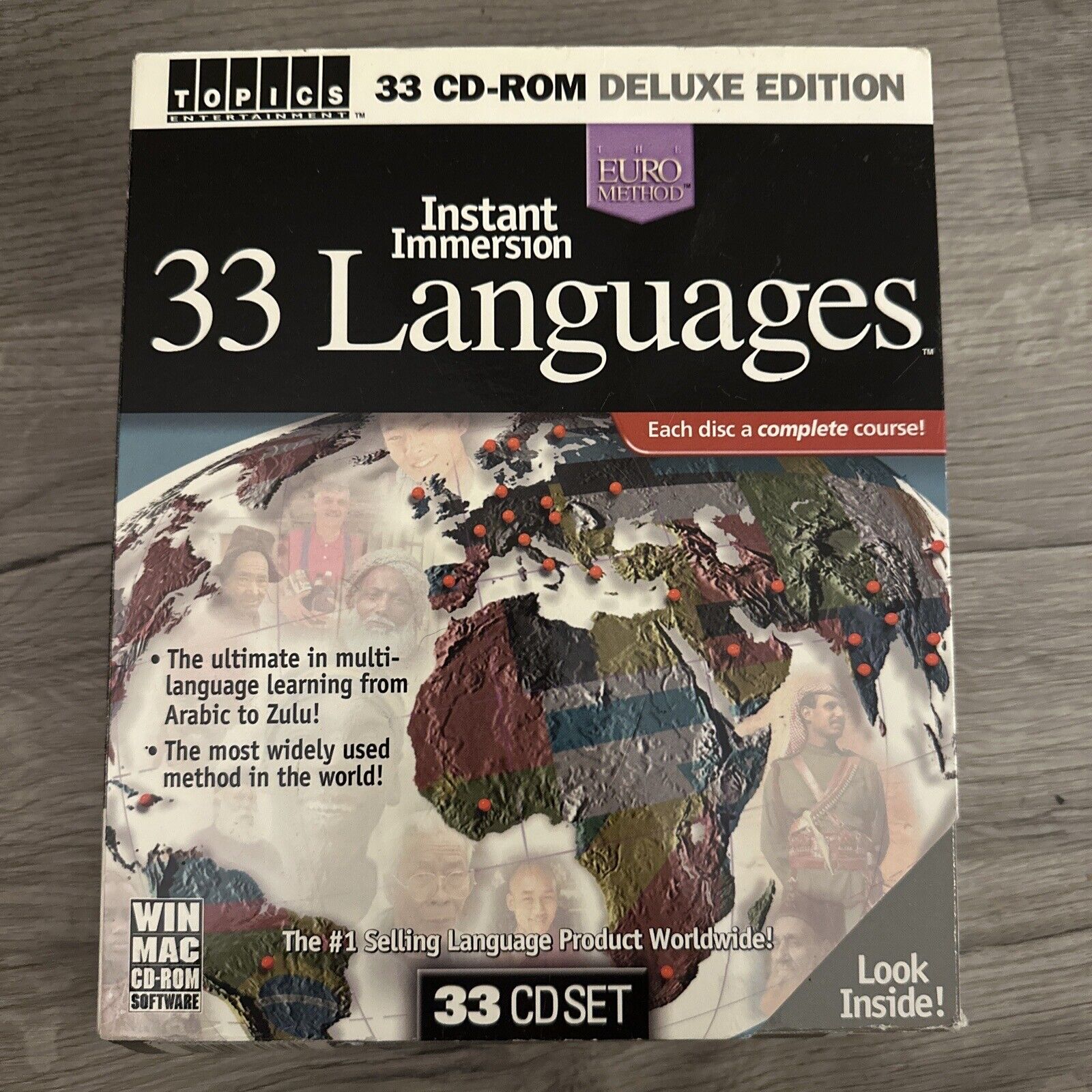 The Euro Method Instant Immersion 33 Languages (33 CD Set) Deluxe Edition