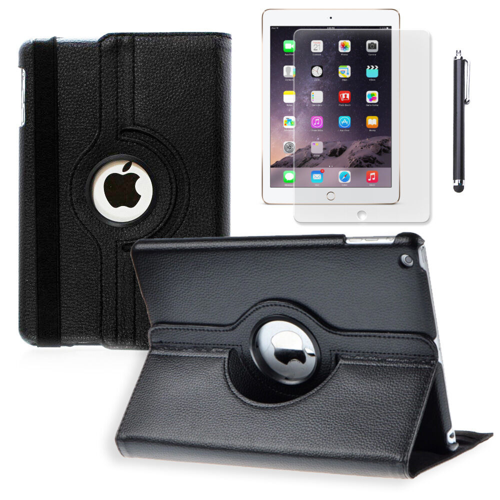 360 Rotating Leather Smart Case Sleep Wake for Apple iPad Air 2 / Mini 1 2 3