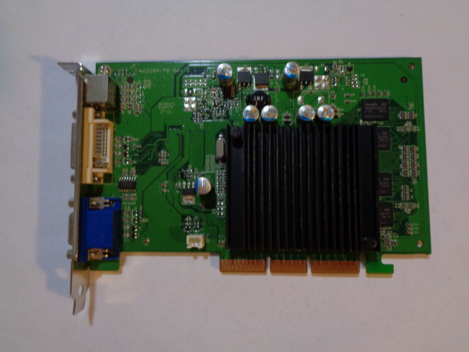 EVGA e-GeForce 6200 AGP 256MB DDR, for parts or repair. Probably not working.