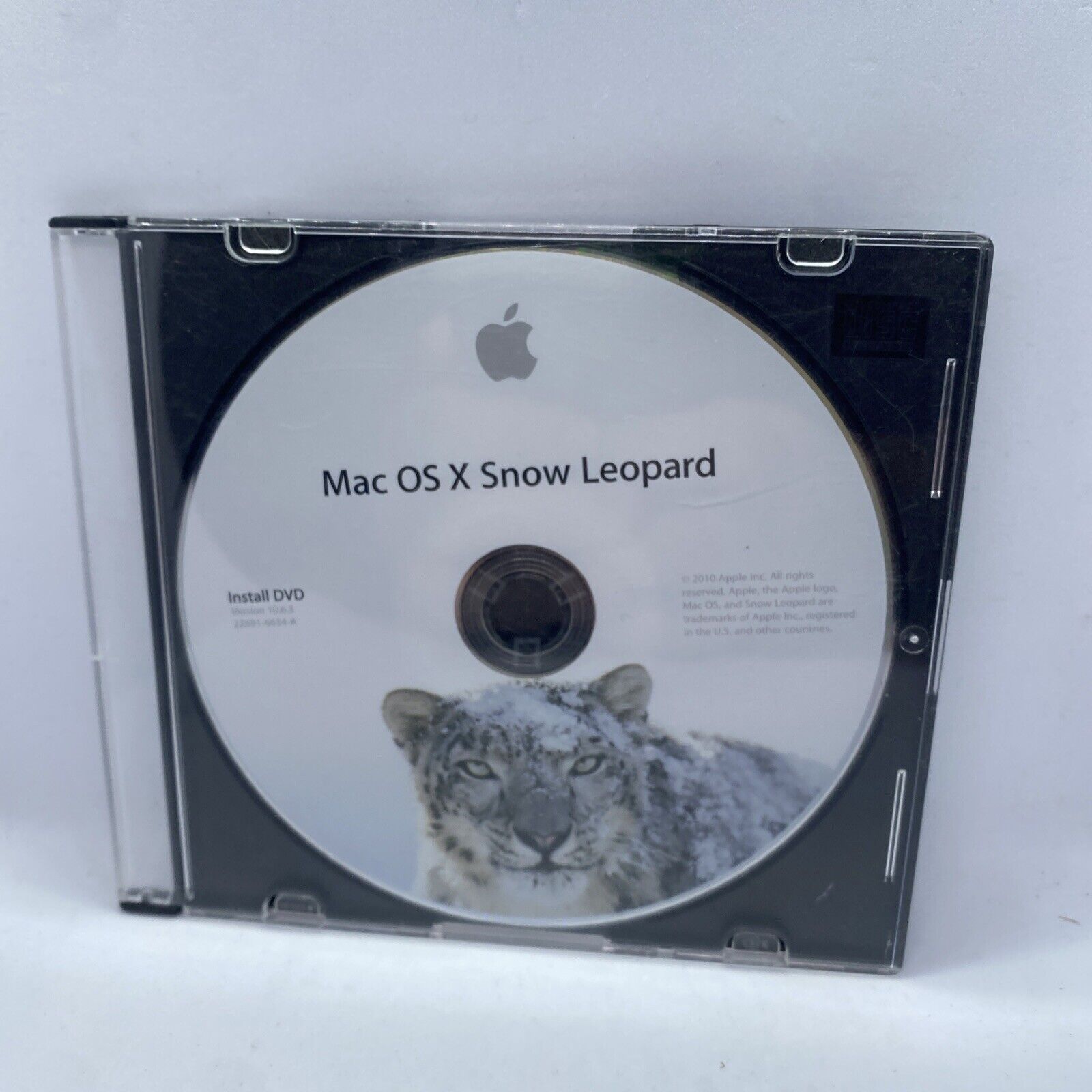 Apple Mac OS X Snow Leopard 10.6.3 Install DVD Disc - Flawless Clean Disc Only