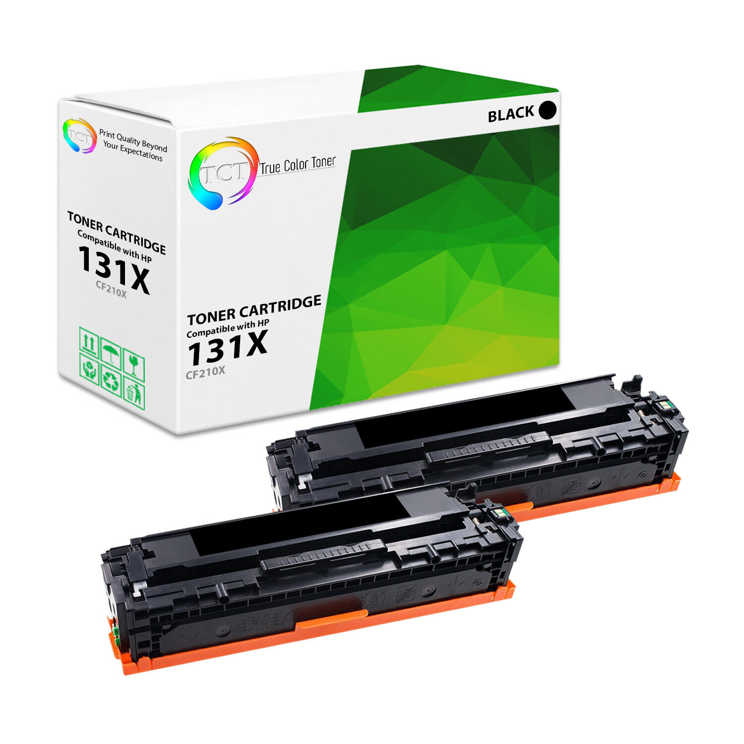 2Pk LTS 131X CF210X Black HY Compatible for HP LaserJet Pro 200 M251n Toner
