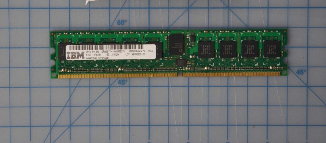 IBM 512MB PC2-4200 DDR2-533MHz Memory Grade A 12R8251
