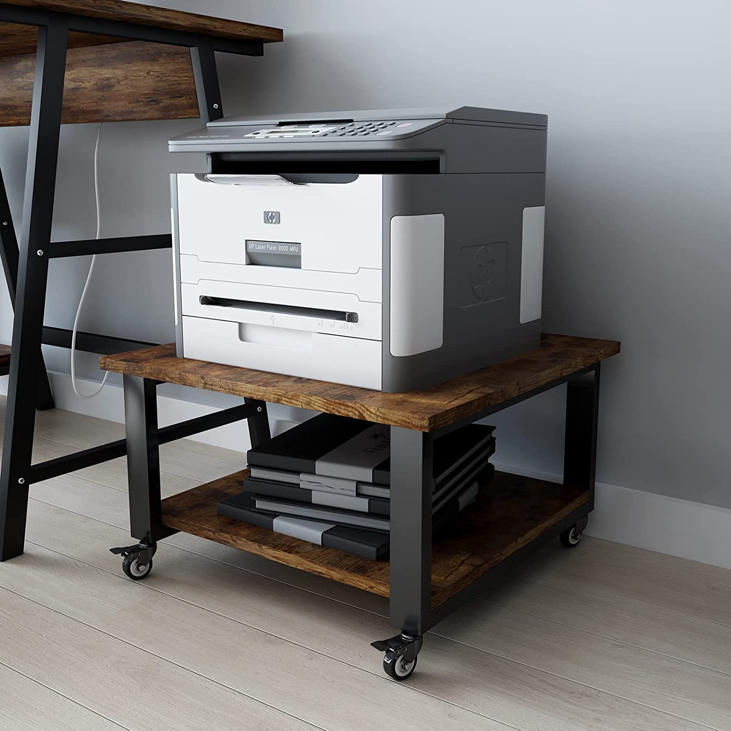 2 Tier Laser Printer Stand,19.7''X1