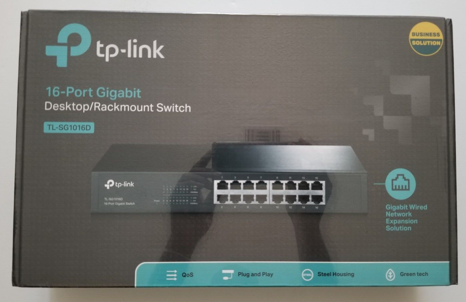 TP-LINK 16-Port Gigabit Ethernet 10/100/1000Mbps Rack Mount Switch TL-SG1016D 🔥